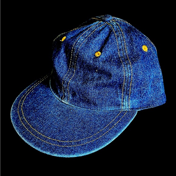 Men’s Women’s Unisex Denim Baseball Cap Low Crown Adjustable - Picture 1 of 2